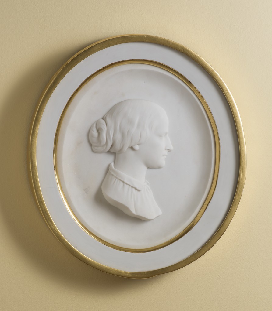 Portrait Relief of Lydia Bradford Cogswell