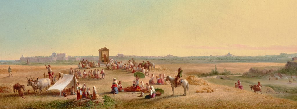 Service of Mass on the Campagna