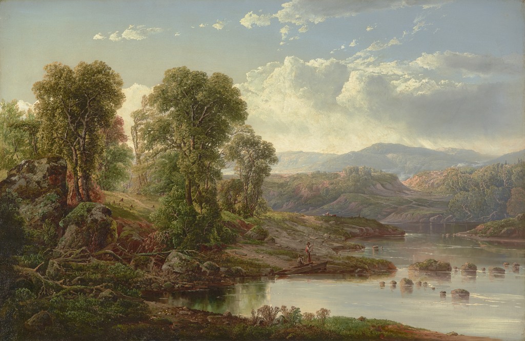 Landscape with Fisherman