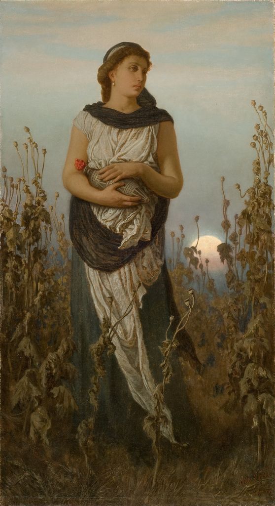 Memory (Girl with Poppies)