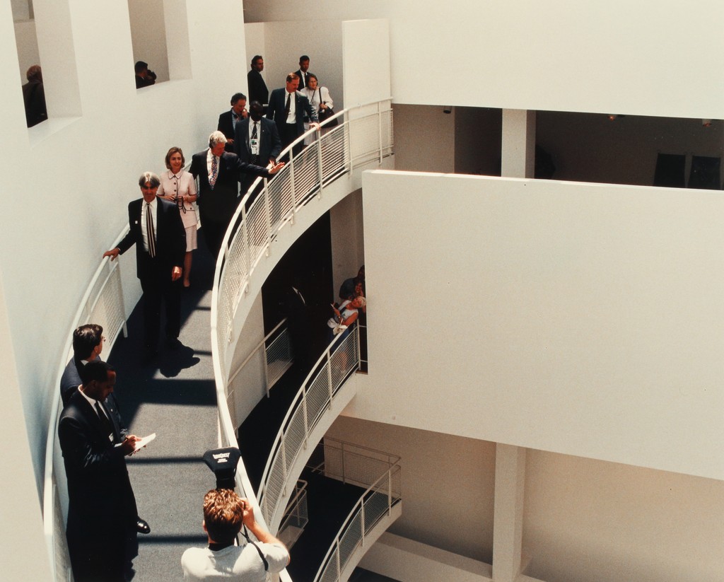 President and Mrs. Clinton at the High Museum of Art during the Summer Olympics, Atlanta, 1996
