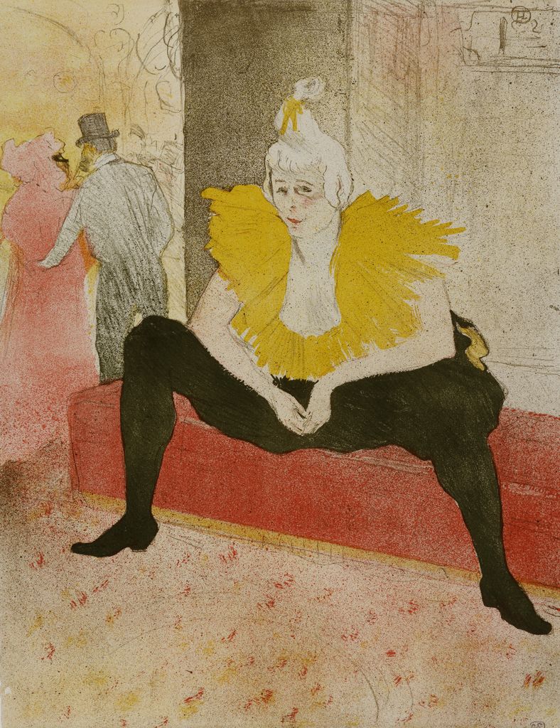 Elles: The Seated Clowness, Miss Cha-U-Kao (La Clownesse assise, Mademoiselle Cha-U-Kao)