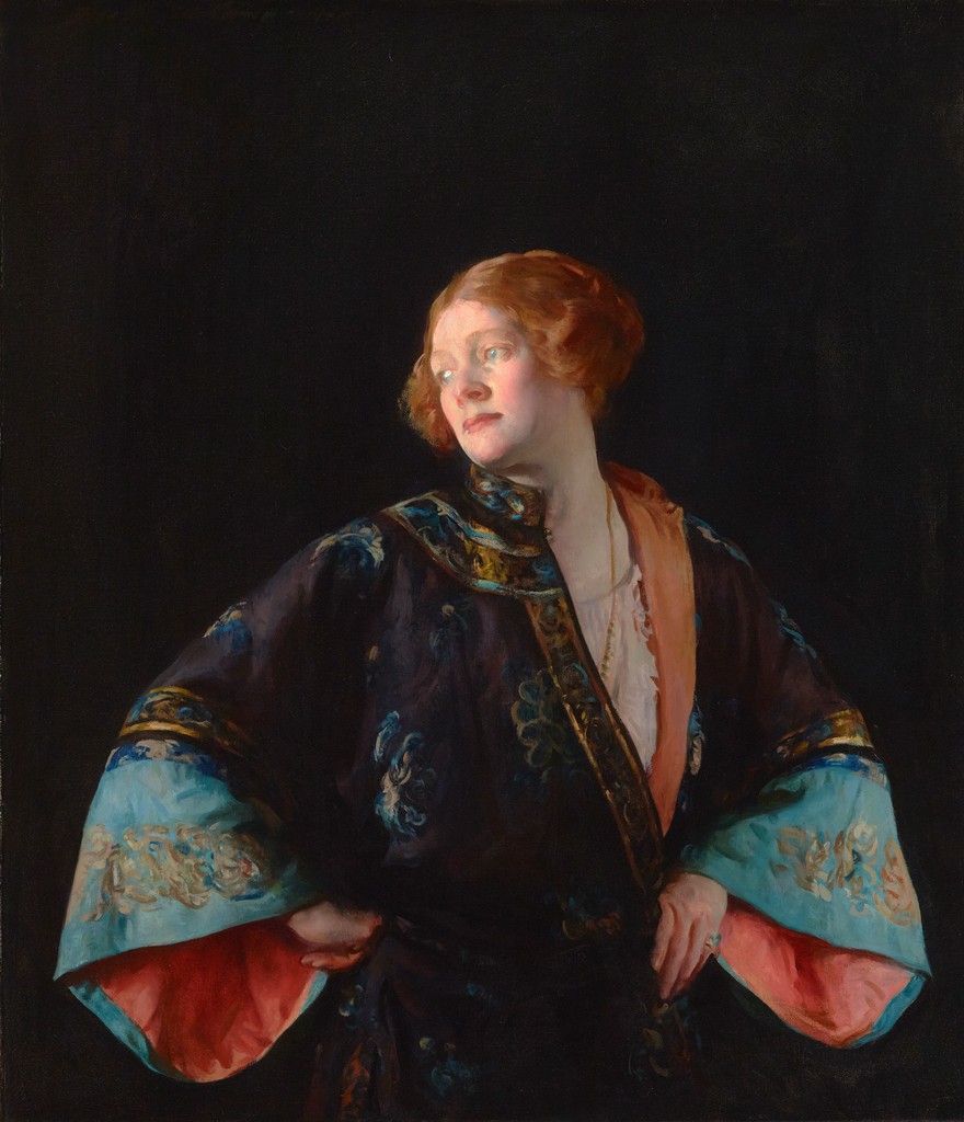 The Blue Mandarin Coat (The Blue Kimono)