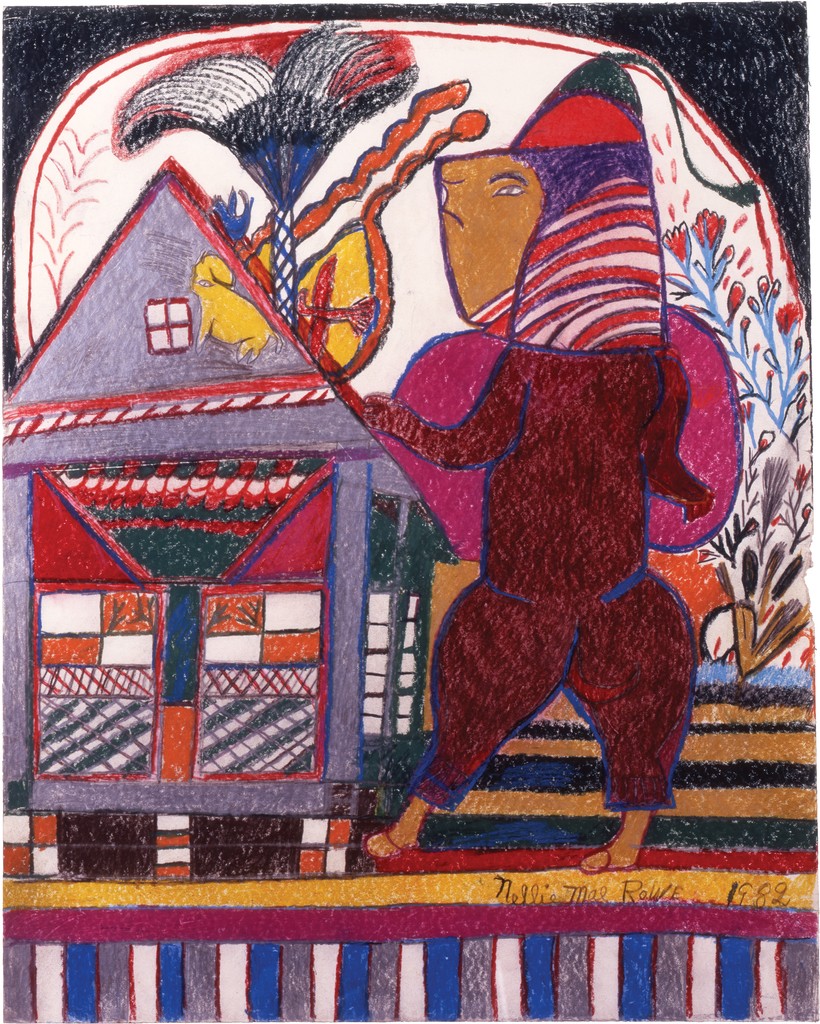 Untitled (Person from behind with House)