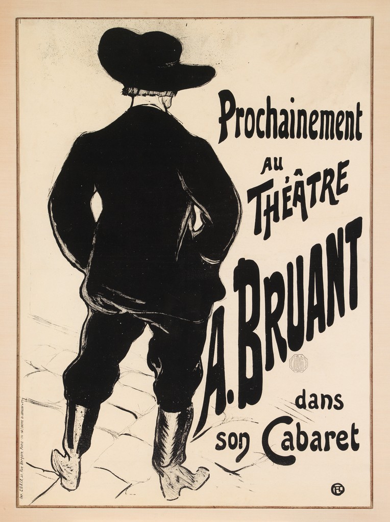 Next at the theater: Aristide Bruant  (Prochainement au théâtre:  A. Bruant dans son cabaret)