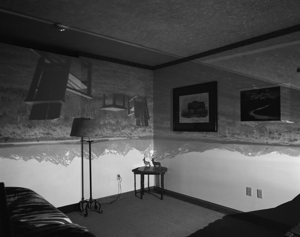 Camera Obscura Image of the Grand Tetons in Resort Room