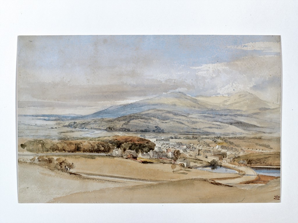 Extensive View of a Scottish Village