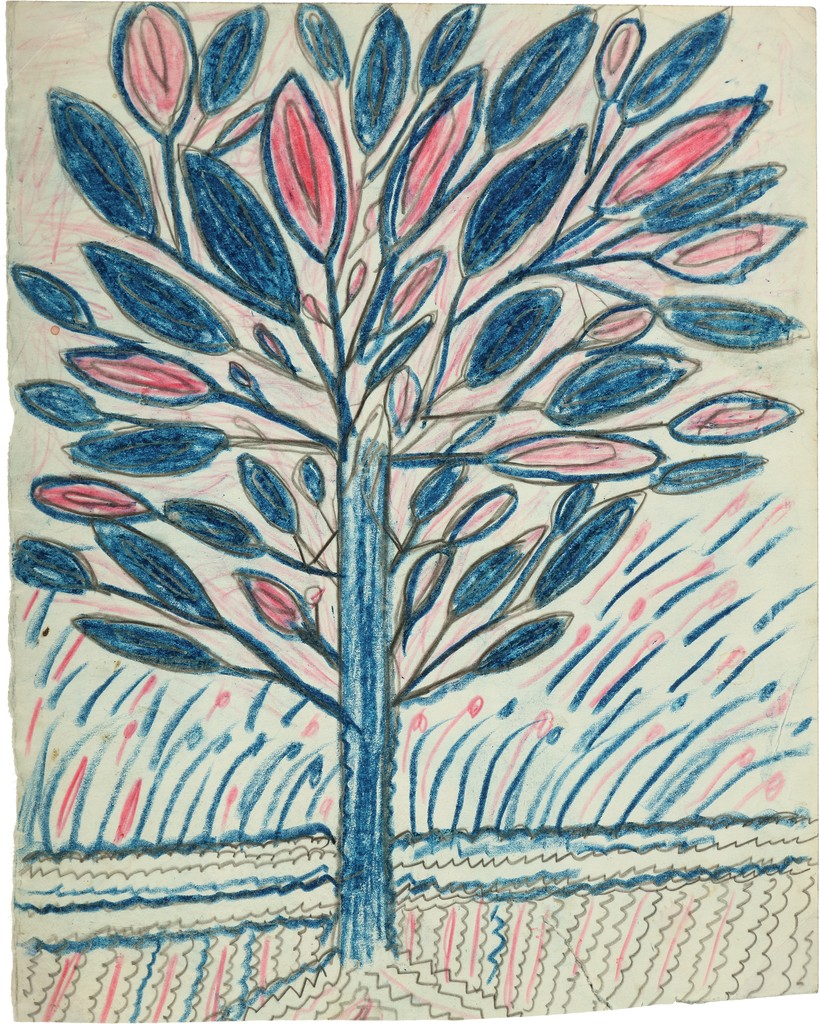 Untitled (Blue Tree)