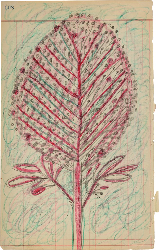 Untitled (Red and Green Tree)