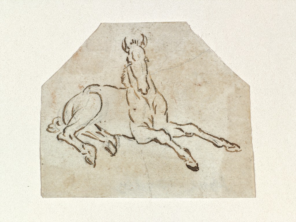 Study of a Horse (Lying Down)