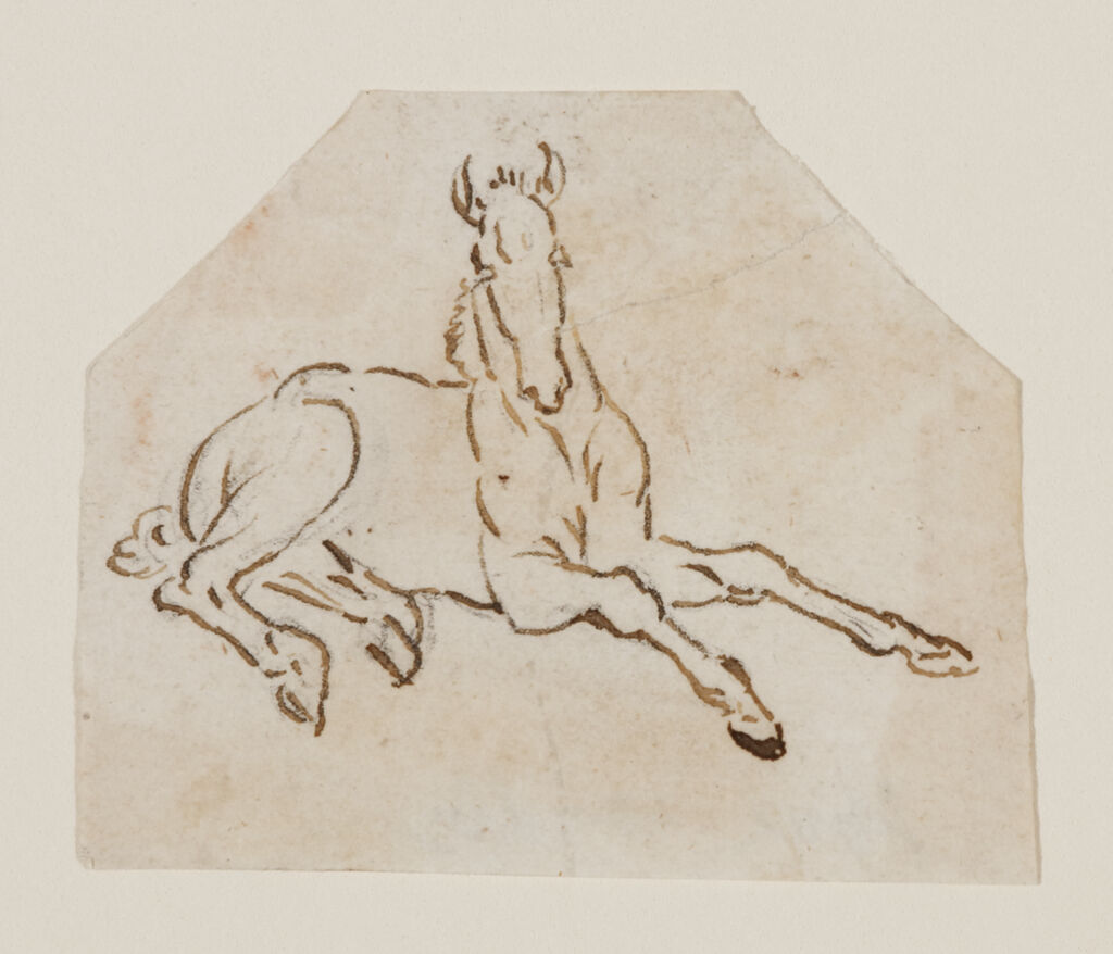 Study of a Horse (Lying Down)