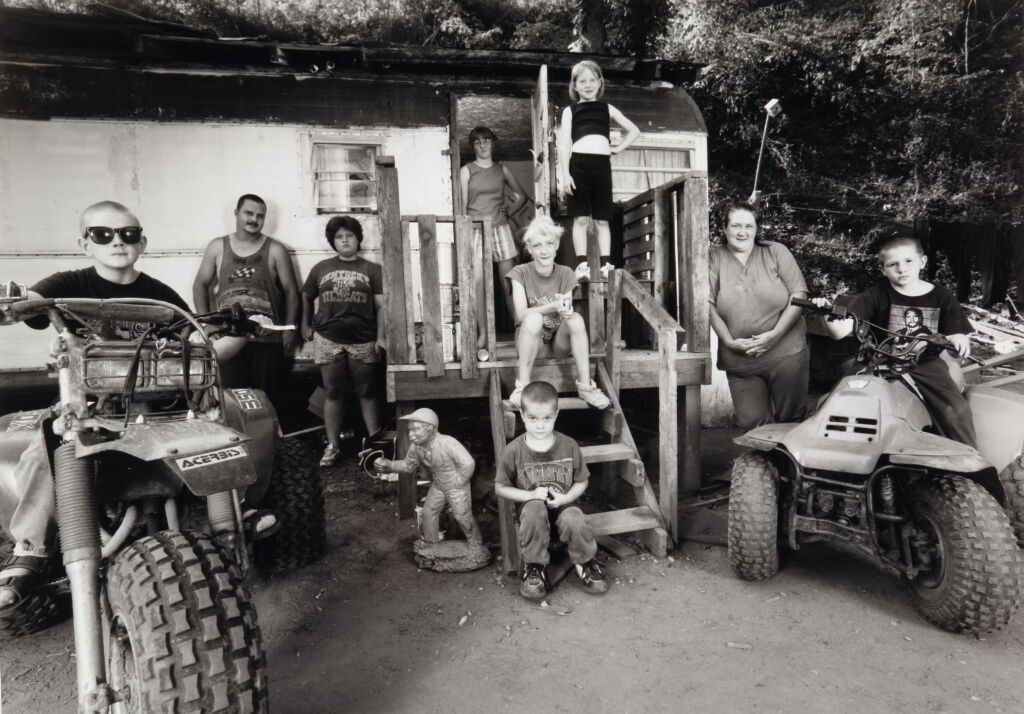 William and Patty Hall with Family, Weeksbury, Kentucky