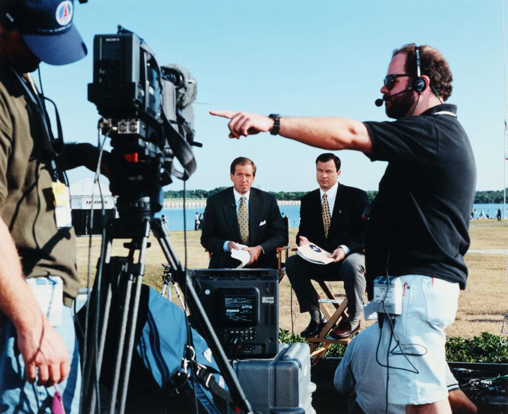 Coverage of John Glenn Shuttle Launch, Cape Canaveral, Florida