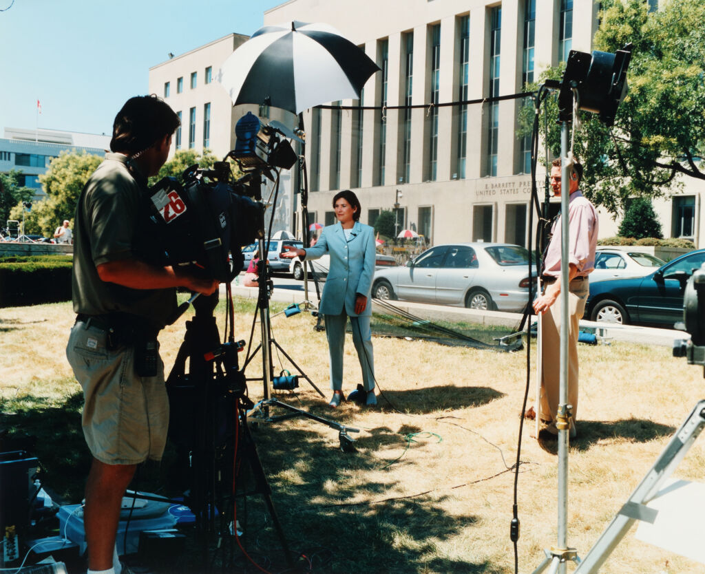 Coverage of Monica Lewinsky’s Testimony, Washington, D.C.