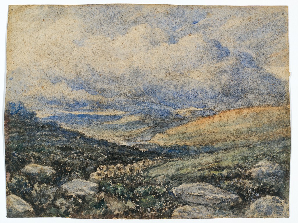 Upland Landscape with Sheep