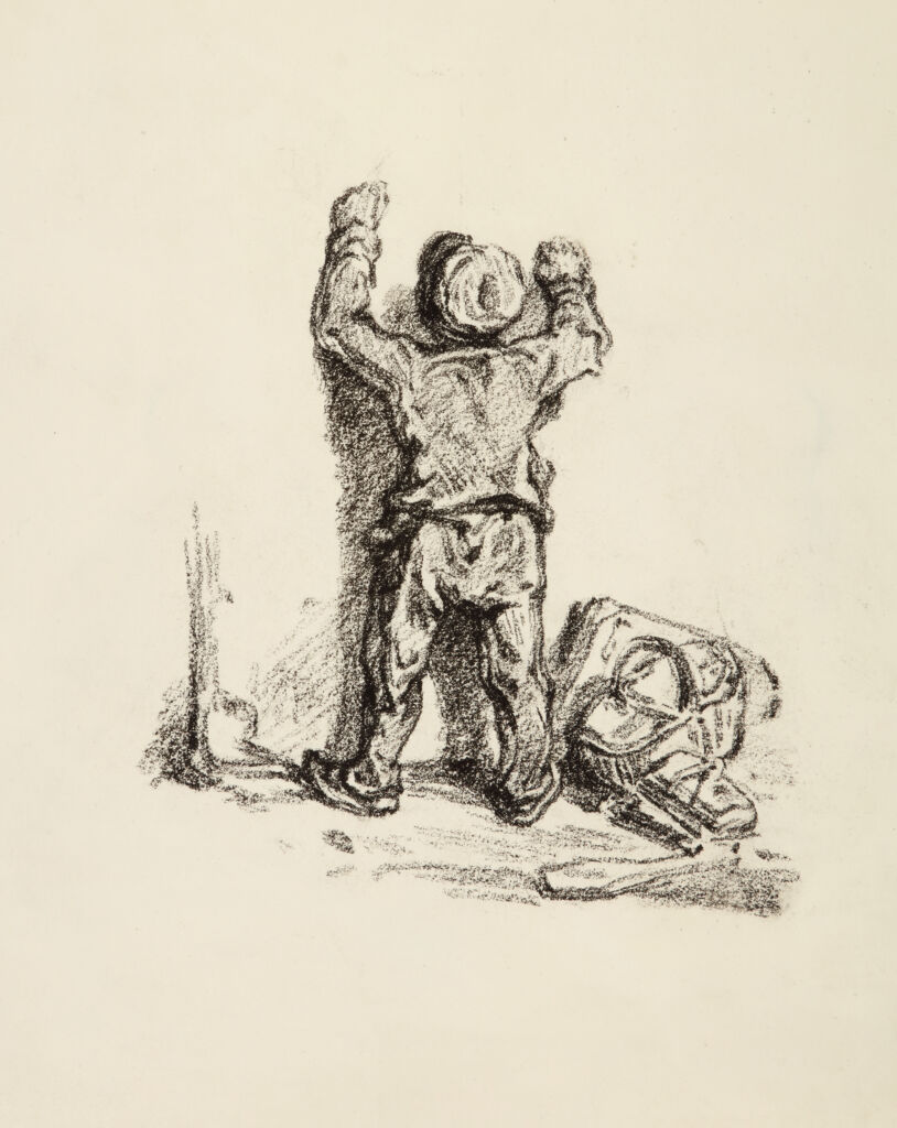 Study of a Boy Facing a Wall
