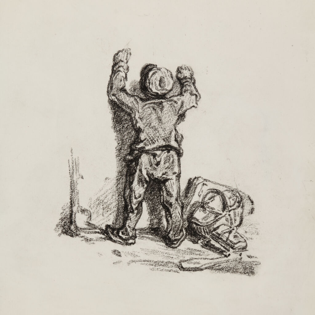 Study of a Boy Facing a Wall