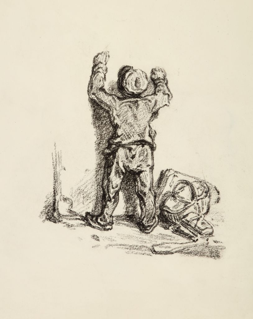 Study of a Boy Facing a Wall