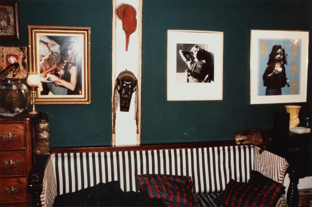 Cookie in Vittorio’s Living Room, NYC, Christmas 1989