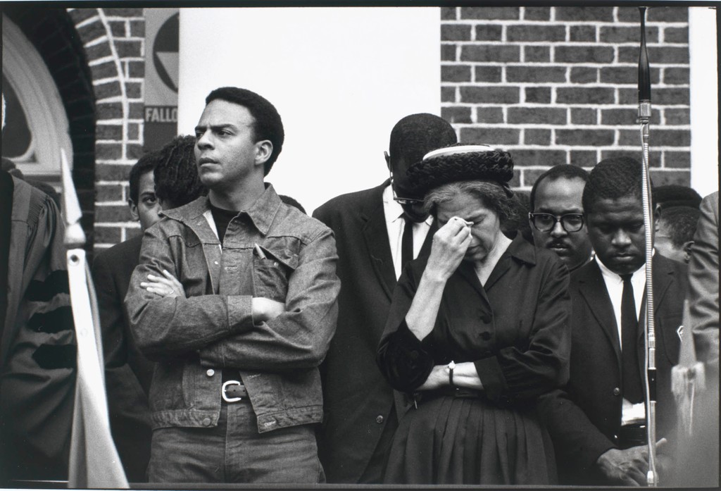 Andrew Young at the Funeral for Martin Luther King Jr., Atlanta