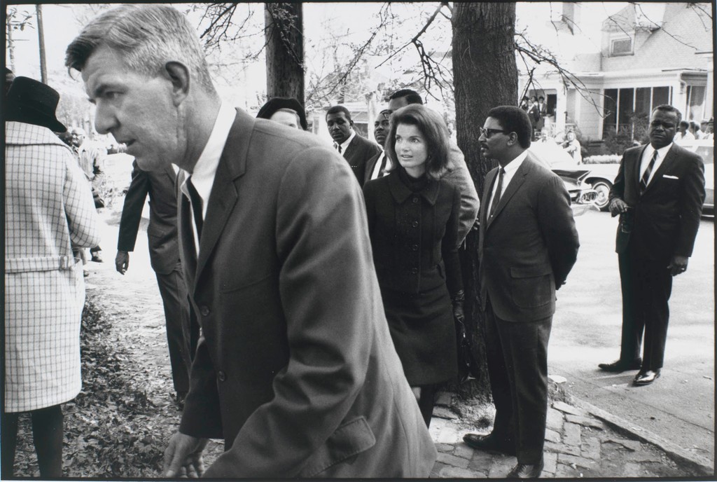 Jackie Kennedy Arrives at the Funeral of Martin Luther King Jr., Atlanta