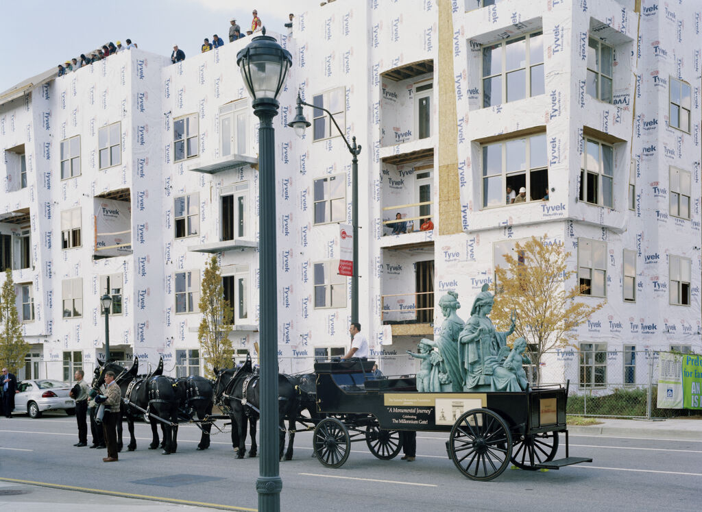 Horse-Drawn Caisson Delivering Peace and Justice