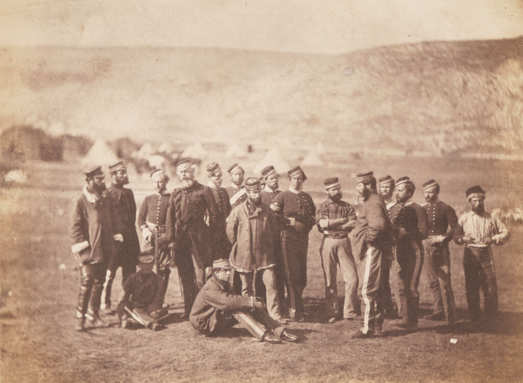 Col. Doherty, Officers, and Men, 13th Light Dragoons