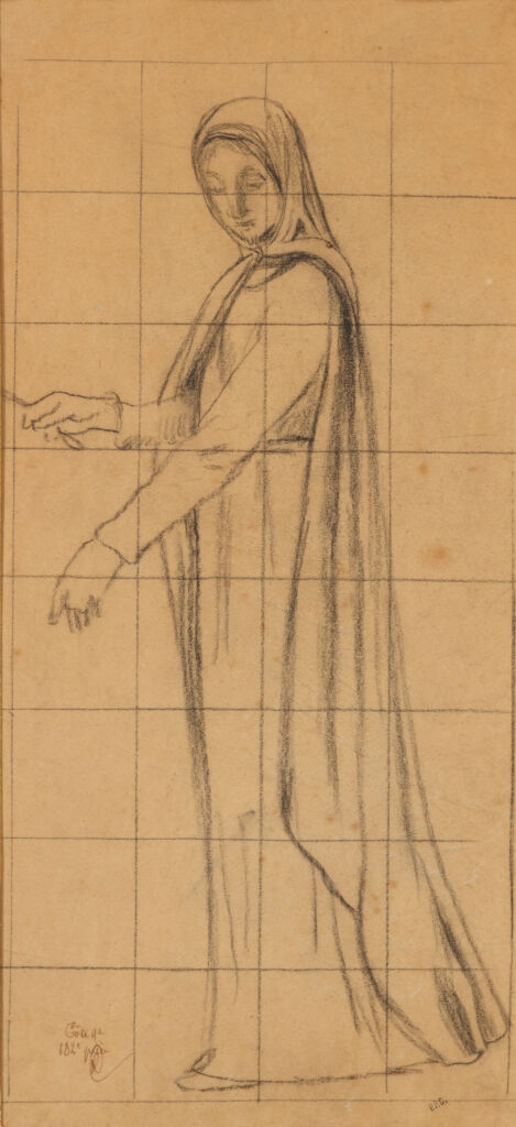 Study for mural of Saint Geneviève