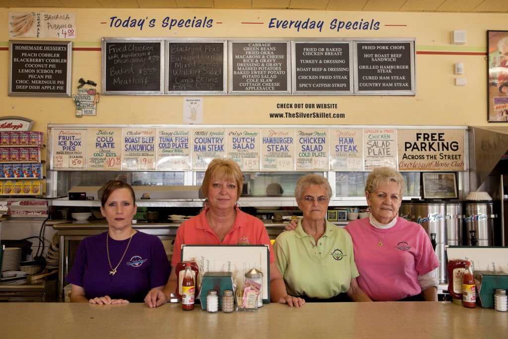 Staff at the Silver Skillet Restaurant