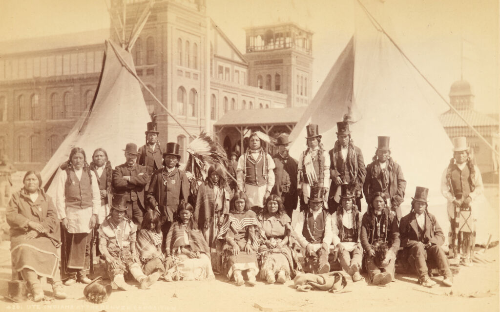 Ute Indians at the Denver Exposition