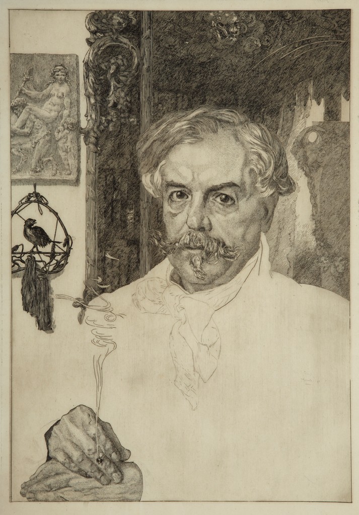 Portrait of Edmond de Goncourt (first state)