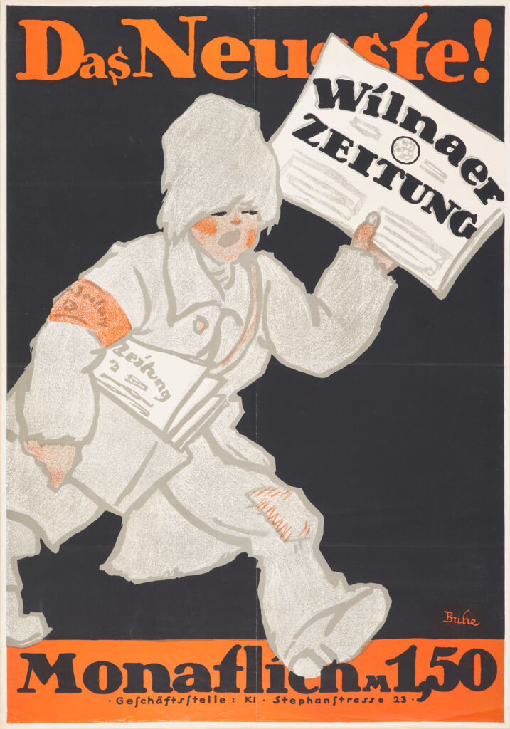 Poster for Wilnaer Zeitung