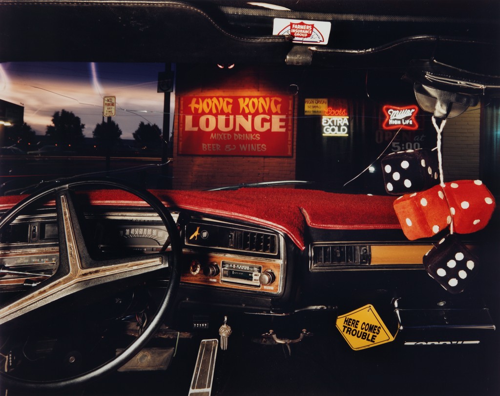 Hong Kong Lounge, Las Vegas, NM, Looking North from Richard Luceros’s 1972 Buick Centurion