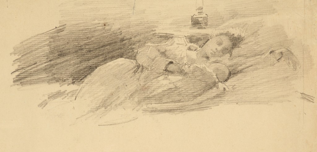Sketch of a Woman and Infant