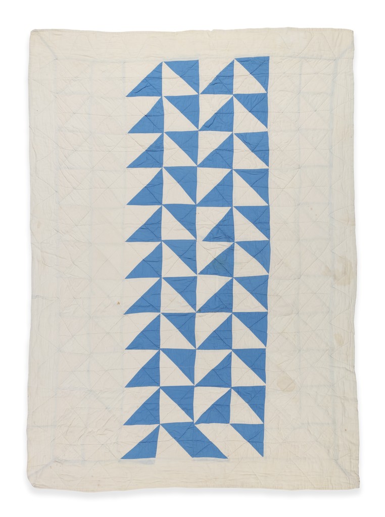 Untitled (Directional Triangles Quilt)