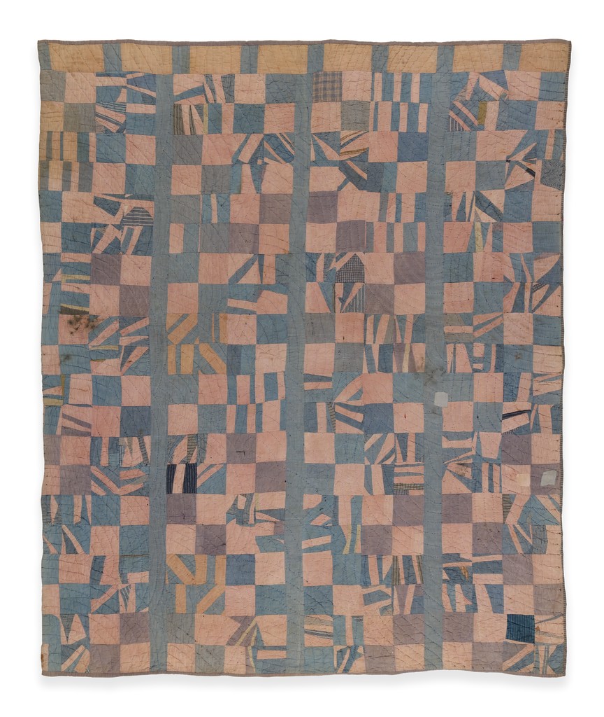 Untitled (Strip Quilt With Bars)