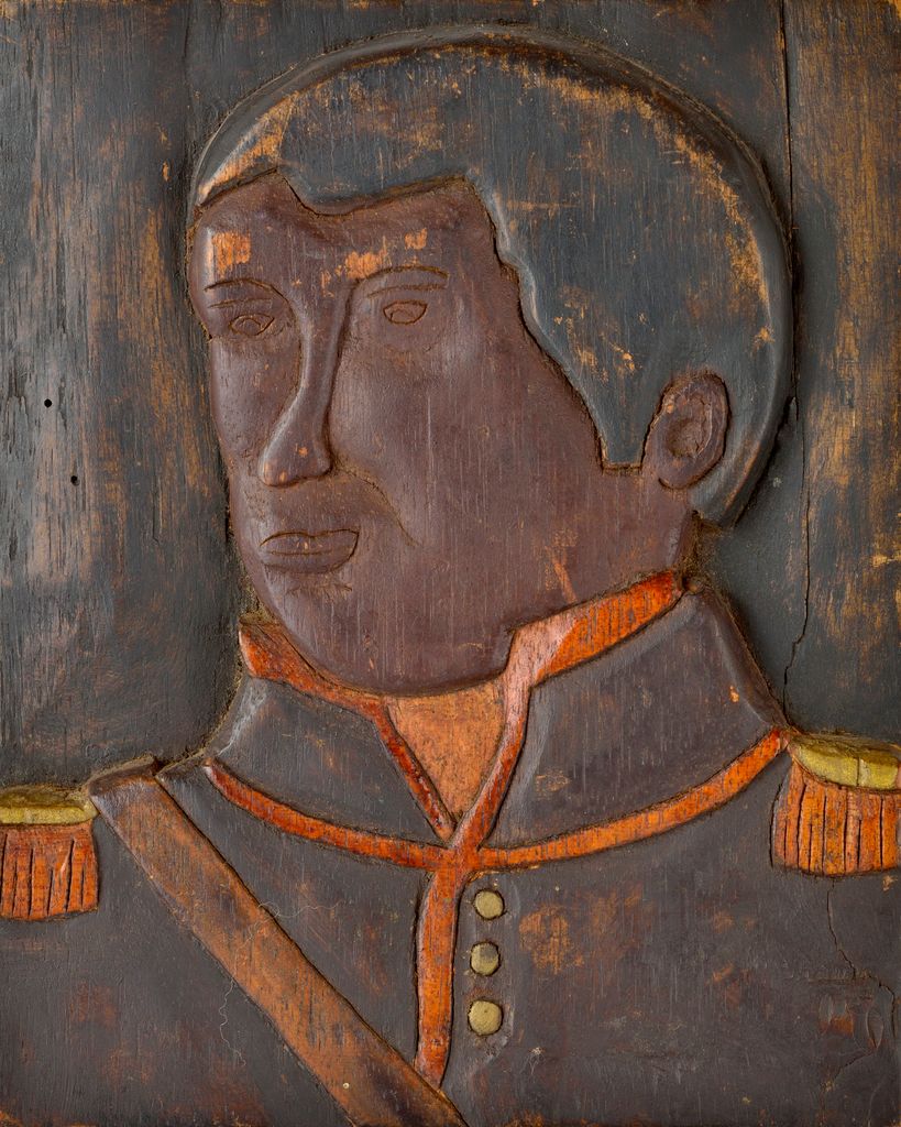 African American Civil War solider plaque