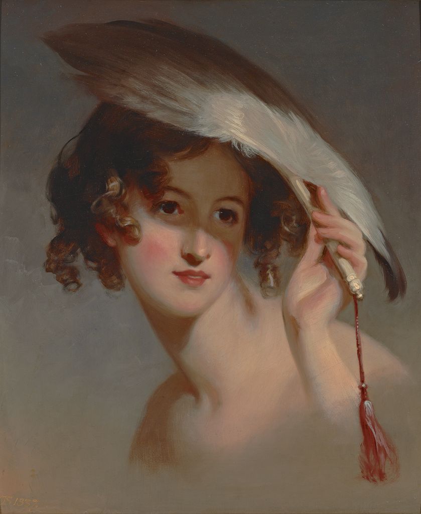 Girl with a Fan (Blanche Sully)