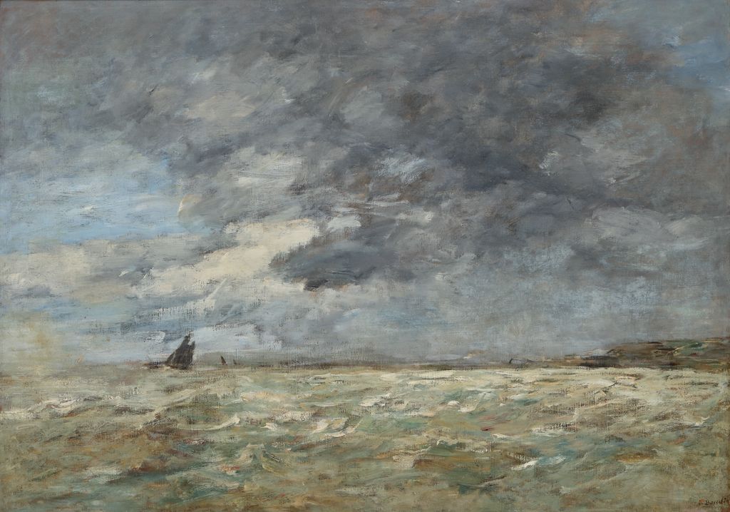 Seascape with Fishing Boats (Marine – Partie des Bateaux de Peche)