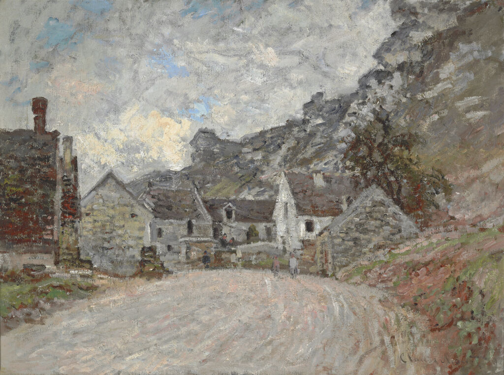 The Hamlet of Chantemesle at the Foot of the Cliffs (Le Hameau de Chantemesle au pied du rocher)