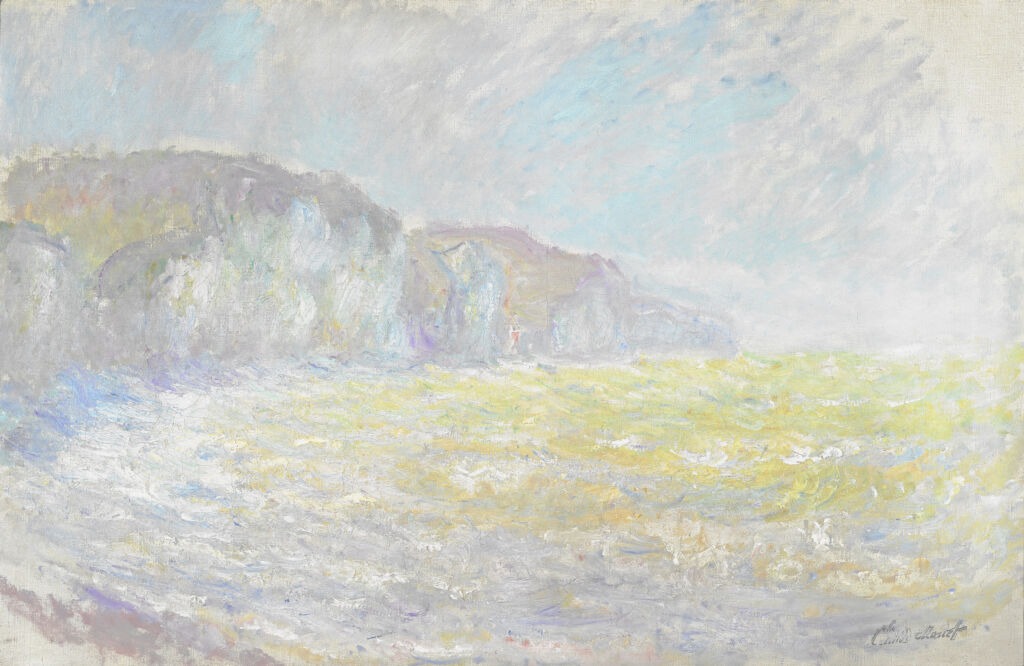 The Cliffs of Pourville, Rough Sea (Falaises de Pourville, mer agitée)