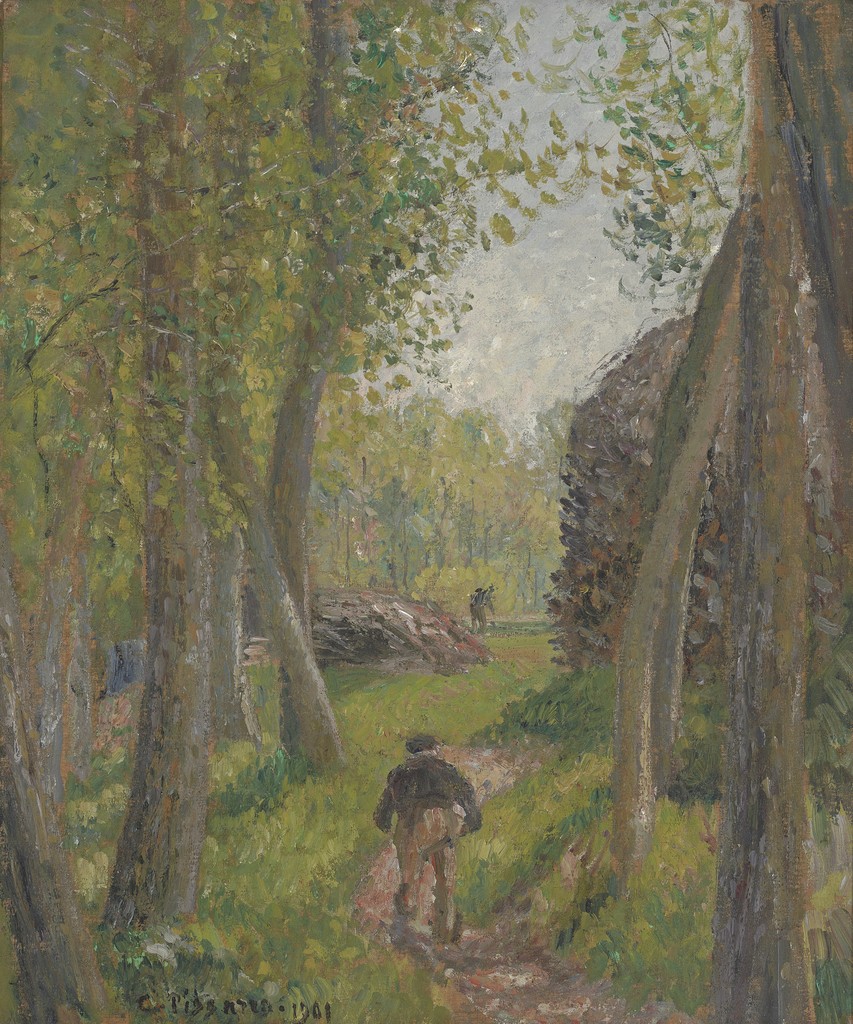 Peasant Seen from the Back in the Underbrush at Moret (Paysan vu de dos dans un sous-bois, Moret)
