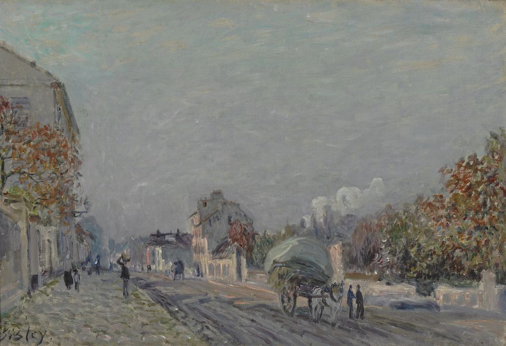 A Street in Marly (Une Rue à Marly)