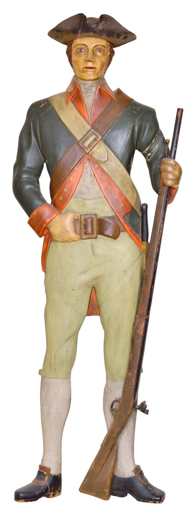 American Revolutionary War soldier trade sign