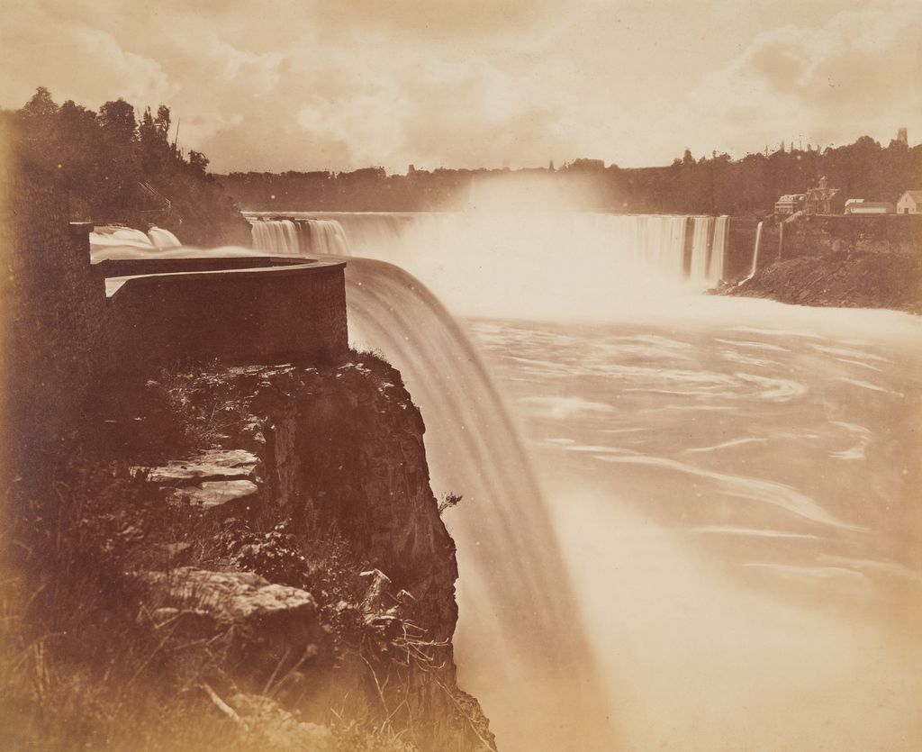 Close-up view of Niagara Falls