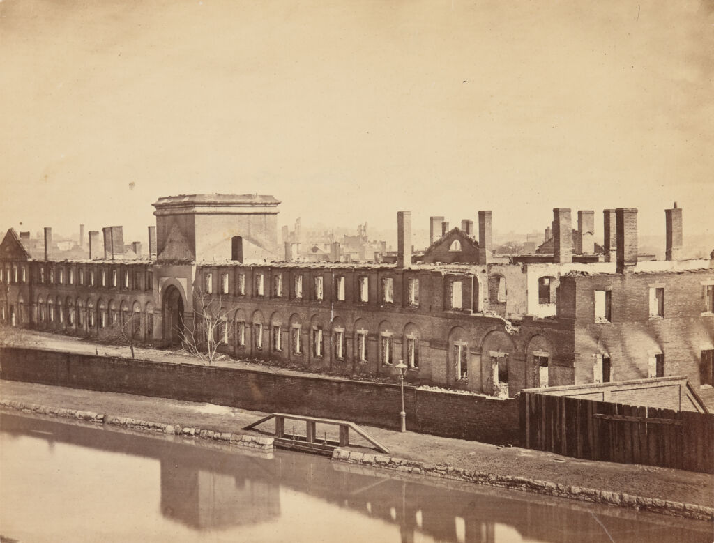 Ruins of Confederate Armory, Richmond, Virginia, April