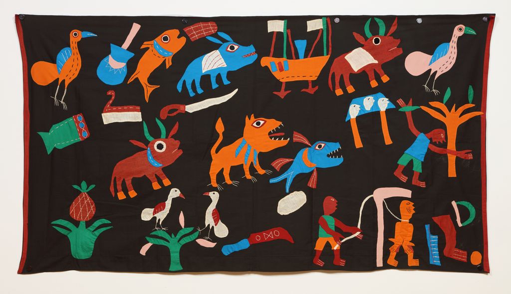 Dahomey applique banner