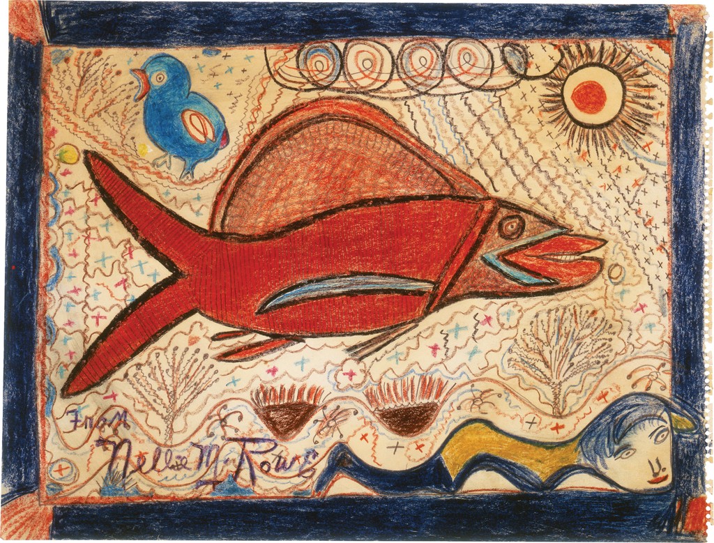 Untitled (Woman with Red Fish)