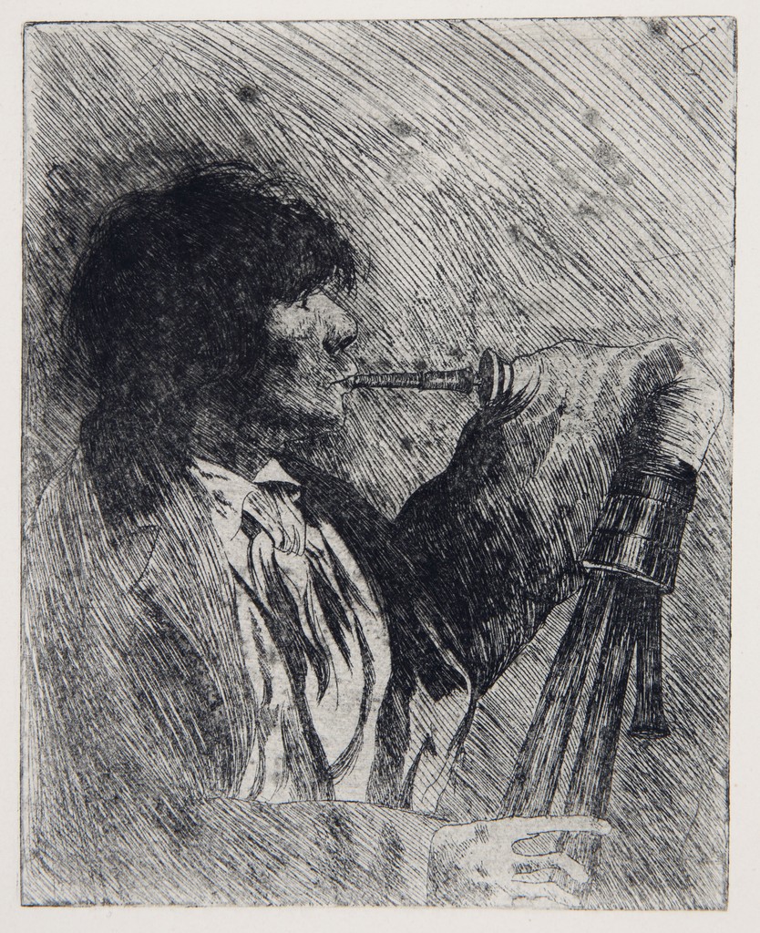 Untitled (Bagpipe Player)