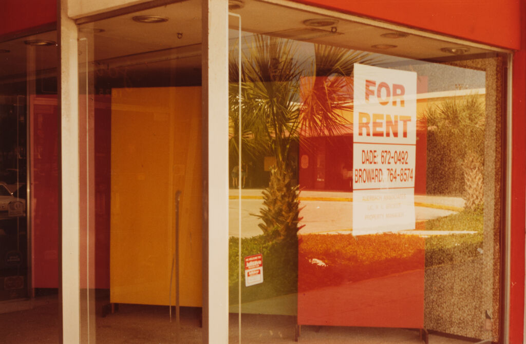 Window with “For Rent” Sign, Broward County, Florida